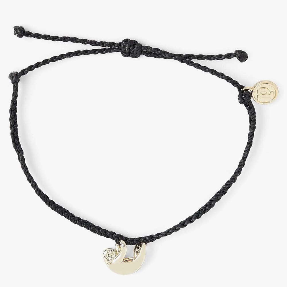 NWT Pura Vida Save The Sloths Bracelet in Gold 🦥❤️